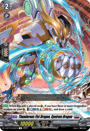 Thunderous Fist Dragon, Gyeirom Dragon - D-BT10/045EN - R
