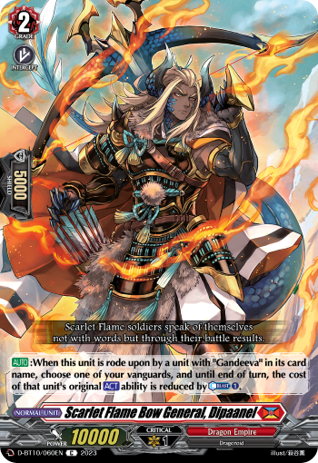 Scarlet Flame Bow General, Dipaanel - D-BT10/060EN - C