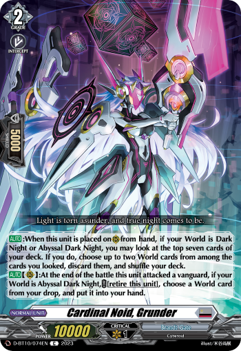 Cardinal Noid, Grunder - D-BT10/074EN - C