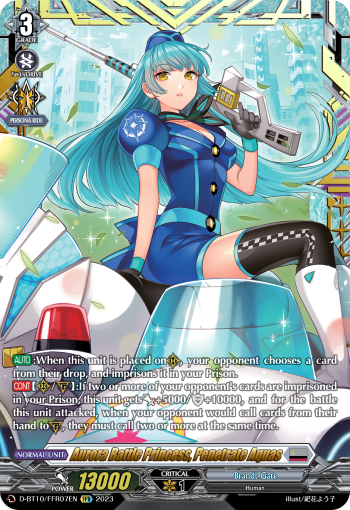 Aurora Battle Princess, Penetrate Aquas - D-BT10/FFR07EN - FFR