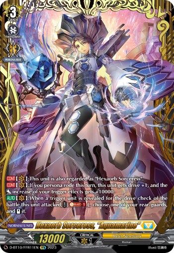 Hexaorb Sorceress, Aquamarine - D-BT10/FFR11EN - FFR