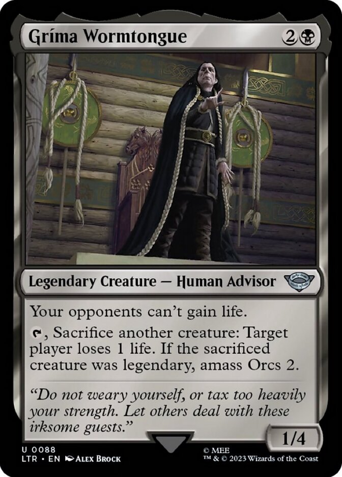 Grima Wormtongue - Foil