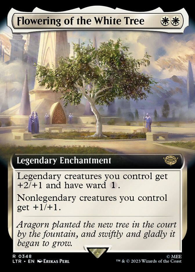 Flowering of the White Tree ~ Extended Art