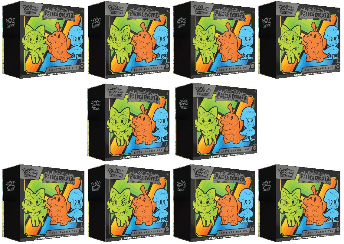 Scarlet & Violet - Paldea Evolved Elite Trainer Box Case
