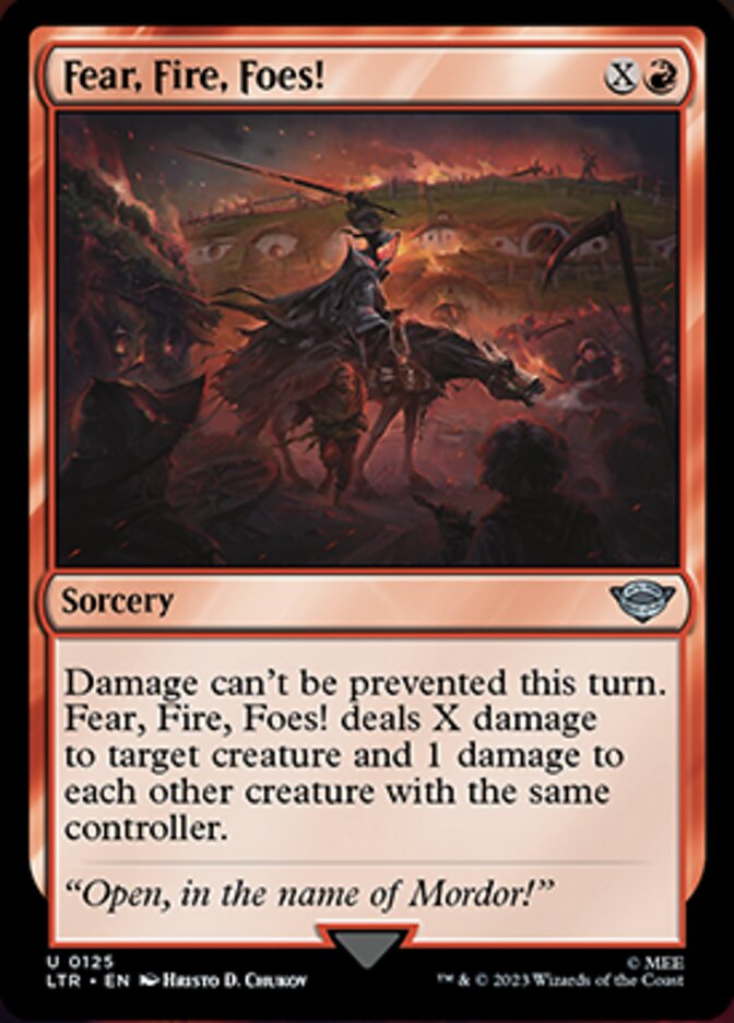 Fear, Fire, Foes! - Foil