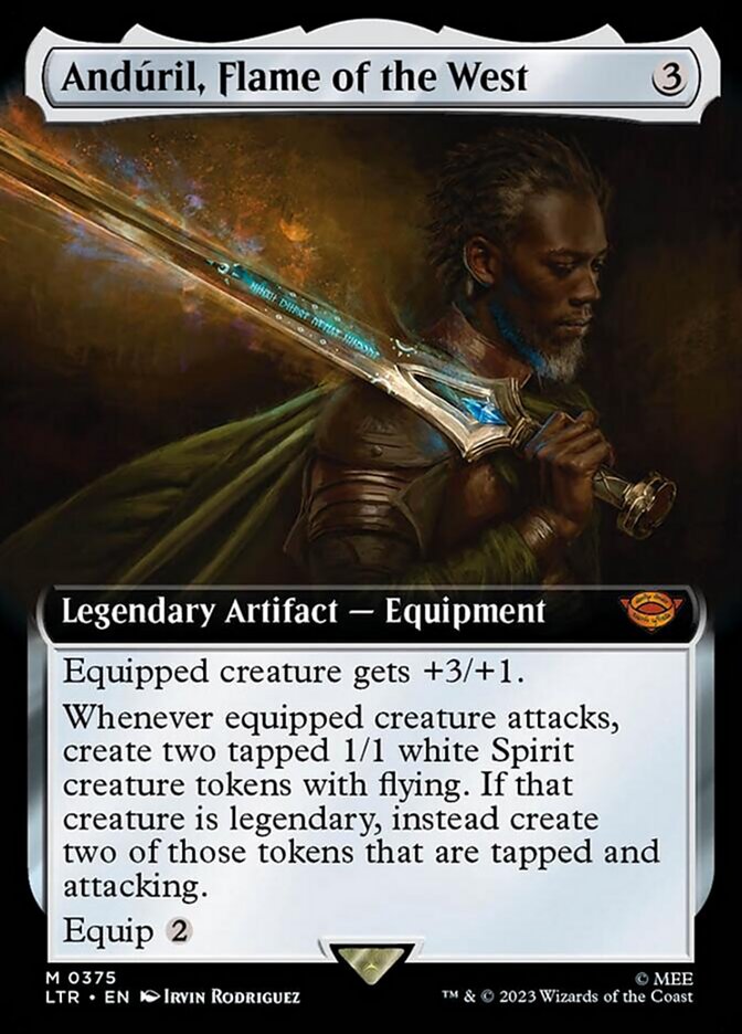 Anduril, Flame of the West ~ Extended Art - Foil