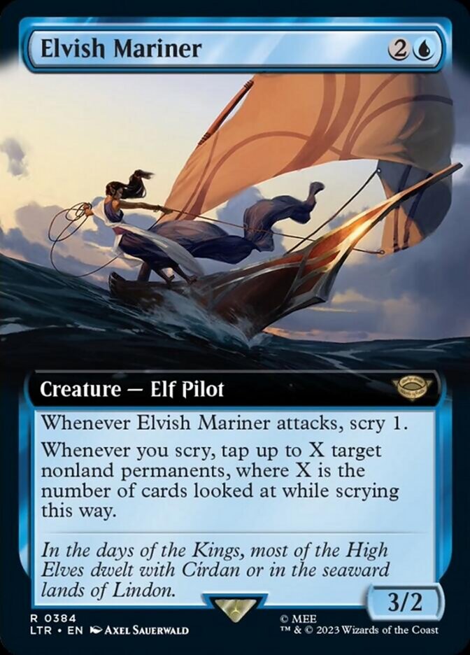 Elvish Mariner - Extended Art