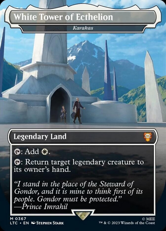 White Tower of Ecthelion - Karakas - Foil - Borderless
