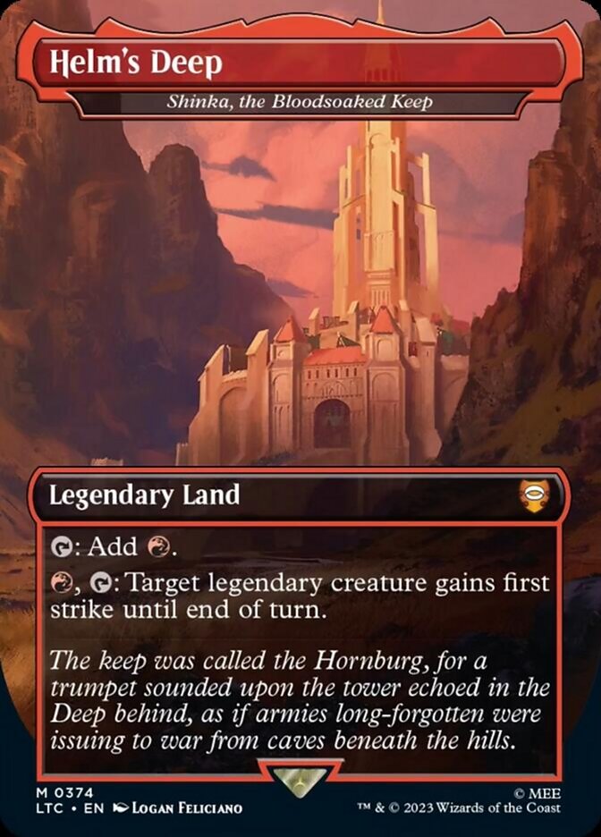 Helms Deep - Shinka, the Bloodsoaked Keep - Borderless
