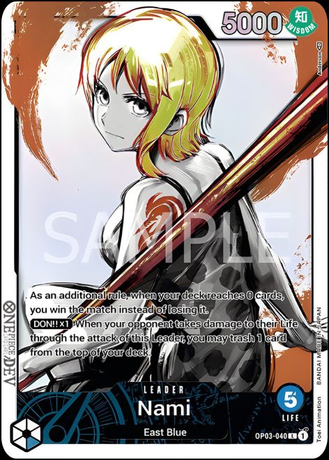 Nami - OP03-040 - L - Alternate Art - Foil