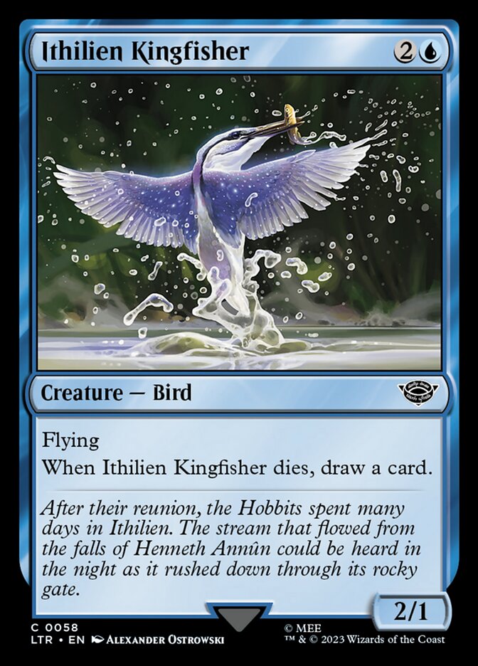 Ithilien Kingfisher - Foil