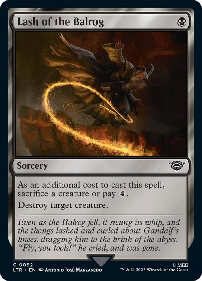 Lash of the Balrog - Foil