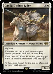 Gandalf, White Rider - Foil