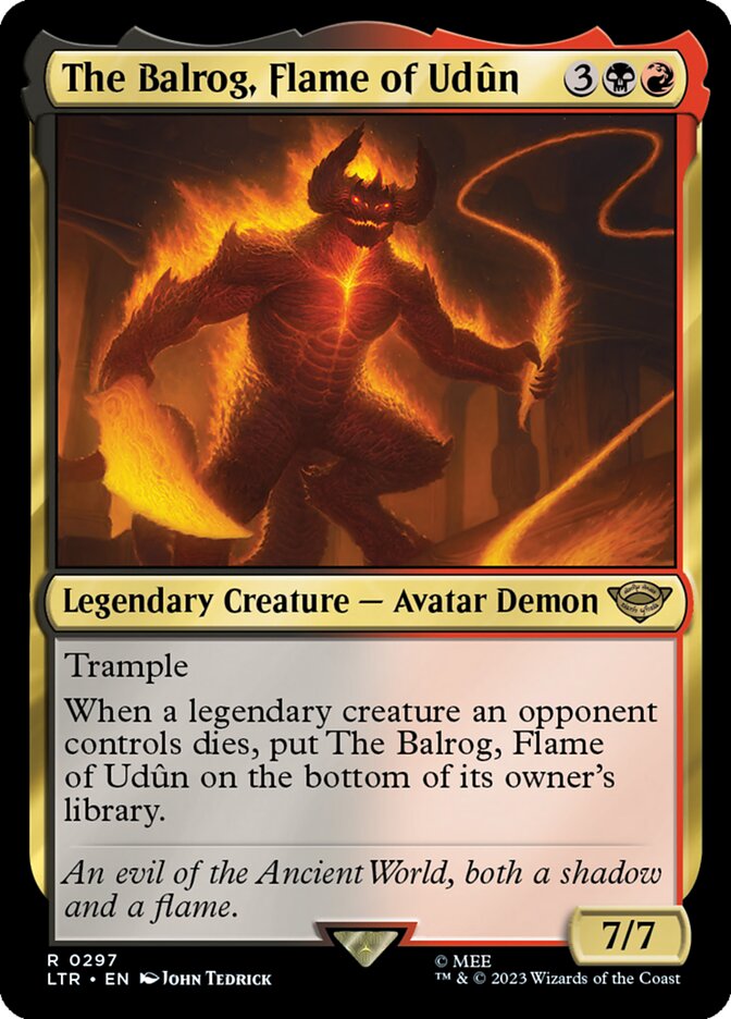 The Balrog, Flame of Udun