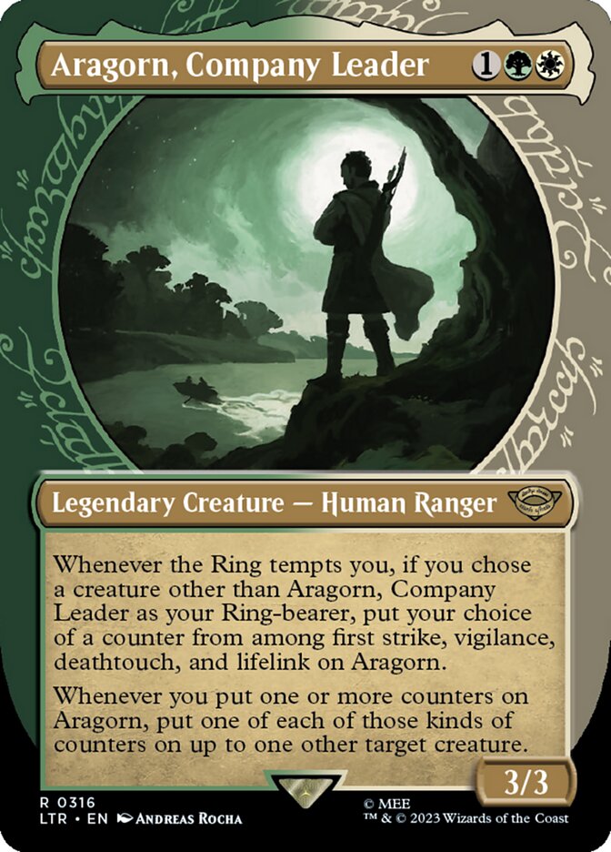 Aragorn, Company Leader - Foil - Showcase