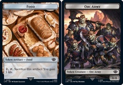 Food (009) // Orc Army (005) Double-Sided Token - Foil