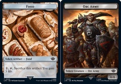 Food (009) // Orc Army (006) Double-Sided Token - Foil