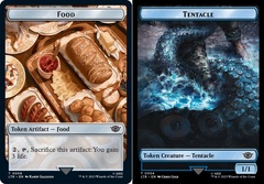 Food (009) // Tentacle (004) Double-Sided Token - Foil