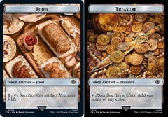 Food (009) // Treasure (012) Double-Sided Token - Foil