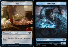 Food (010) // Tentacle (004) Double-Sided Token - Foil