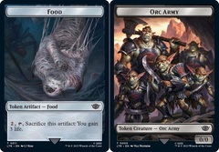 Food (011) // Orc Army (005) Double-Sided Token - Foil