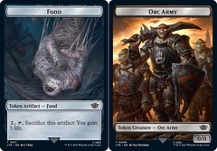 Food (011) // Orc Army (006) Double-Sided Token - Foil