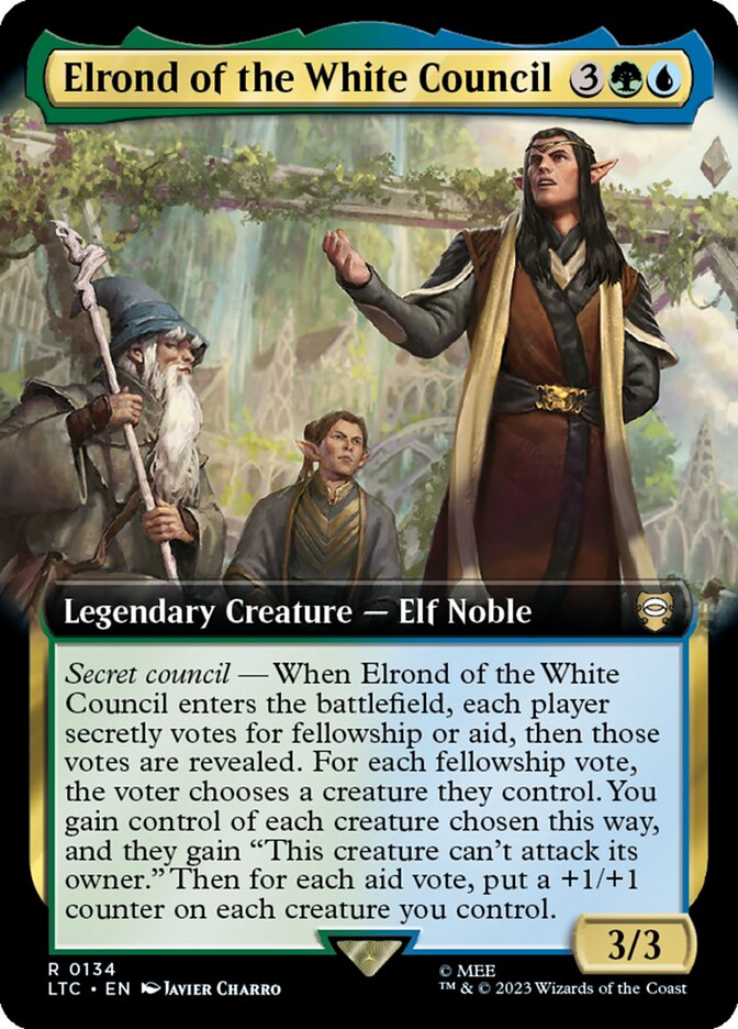 Elrond of the White Council - Extended Art