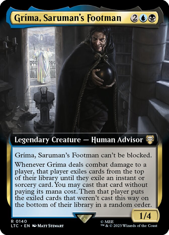 Grima, Sarumans Footman - Extended Art