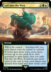 Sail into the West - Extended Art