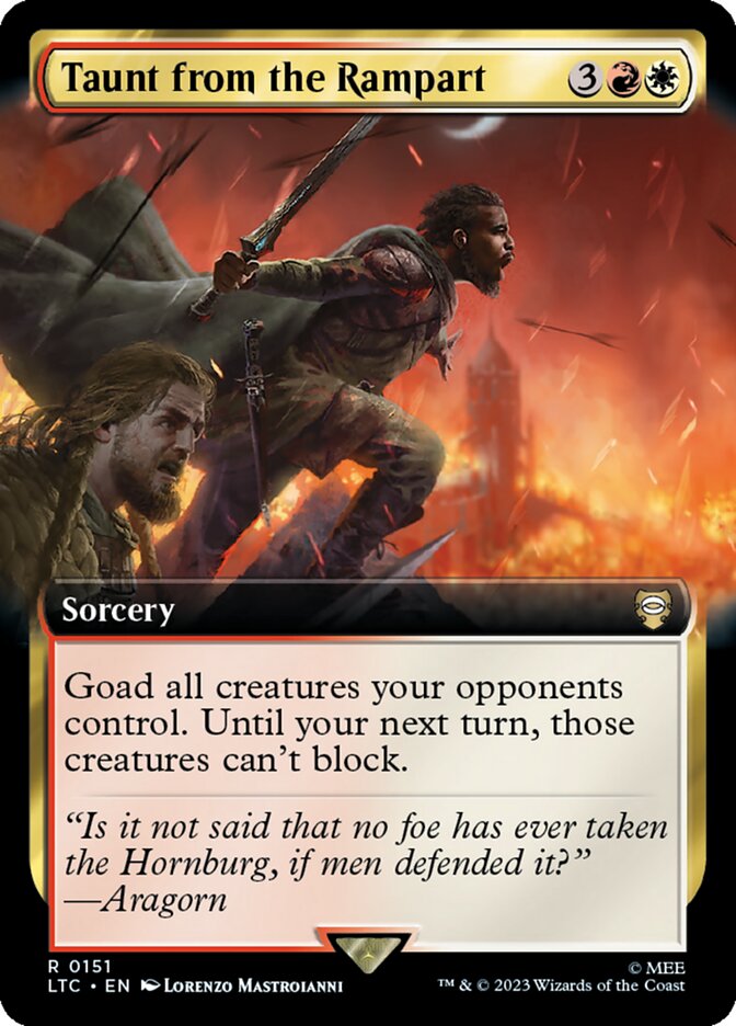 Taunt from the Rampart - Extended Art Taunt from the Rampart - Extended Art