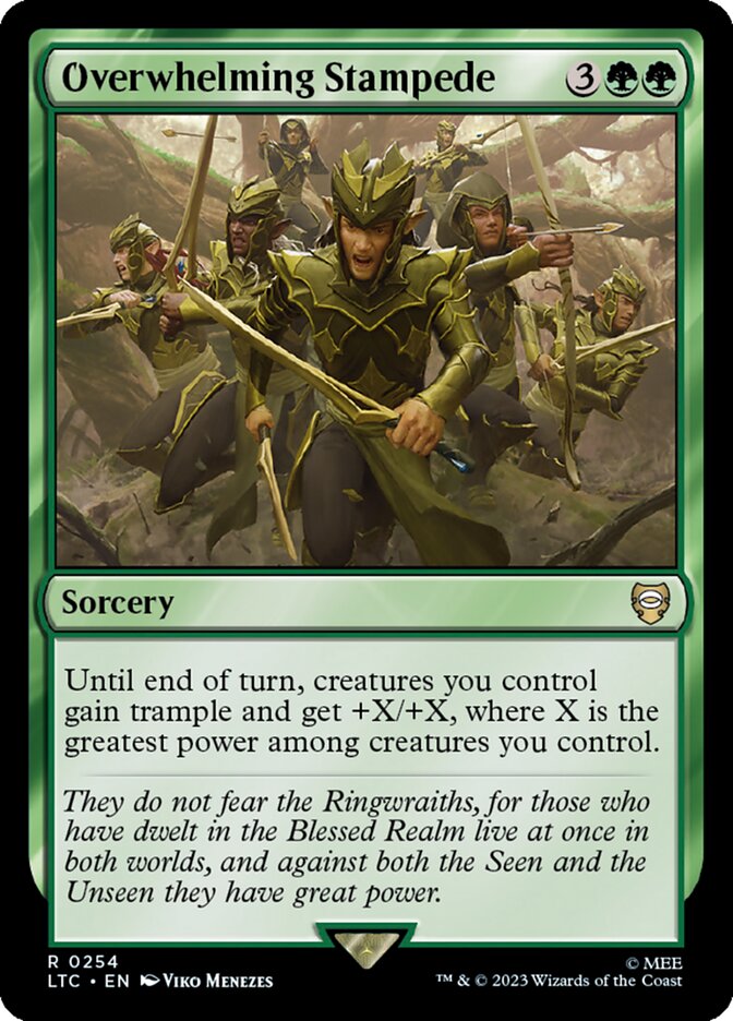 Overwhelming Stampede - Magic Singles » Commander Sets » Commander: The ...