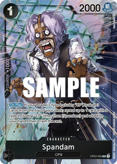 Spandam - OP03-086 - R- Alternate Art - Foil