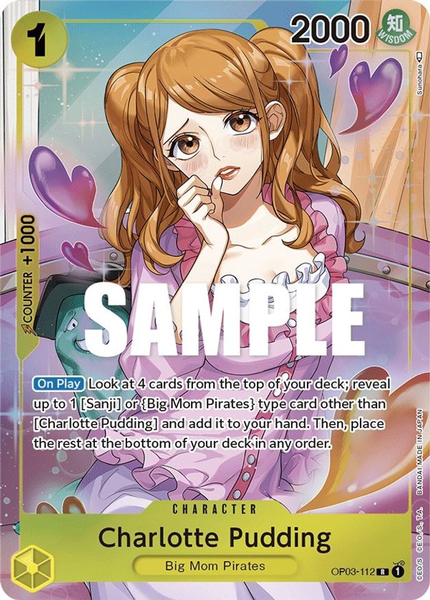 Charlotte Pudding - OP03-112 - R - Alternate Art - Foil