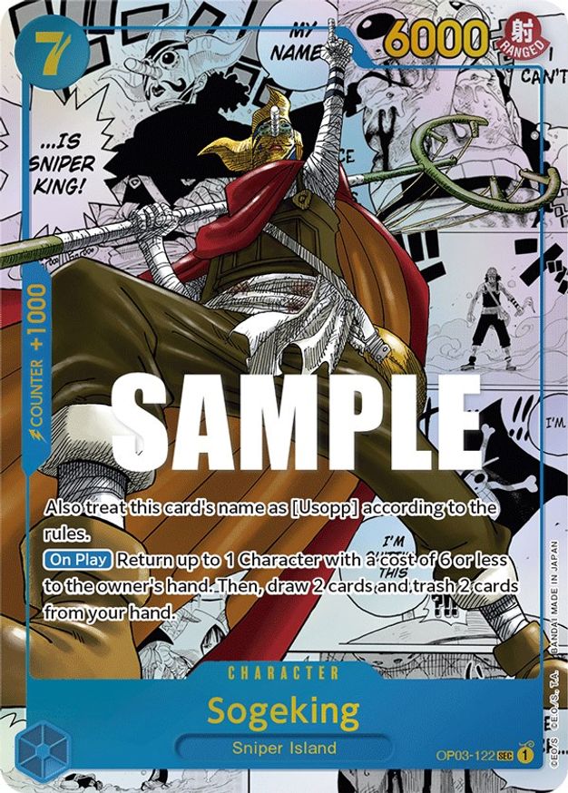 Sogeking - OP03-122 - SEC - Alternate Art (Manga) - Foil