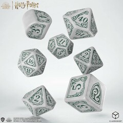 Harry Potter: Slytherin Modern Dice Set - White