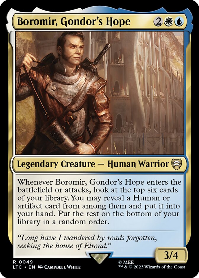 Boromir, Gondors Hope