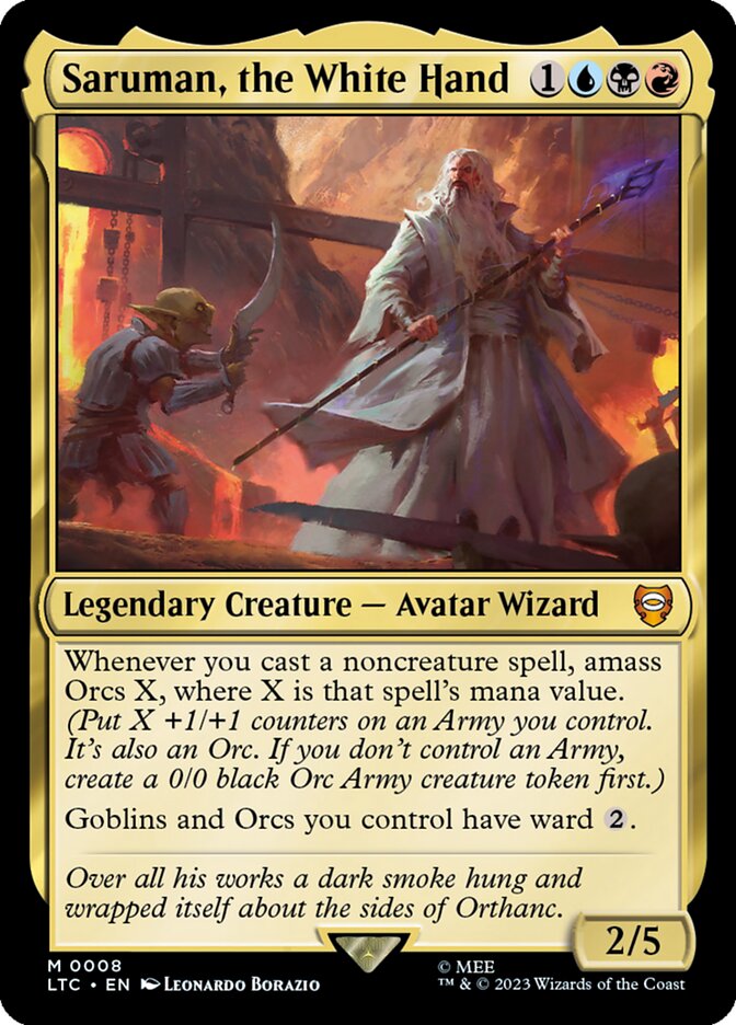 Saruman, the White Hand - Foil