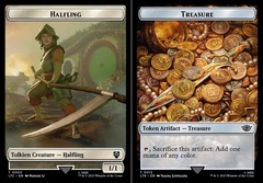 Halfling (003) // Treasure (012) Double-Sided Token