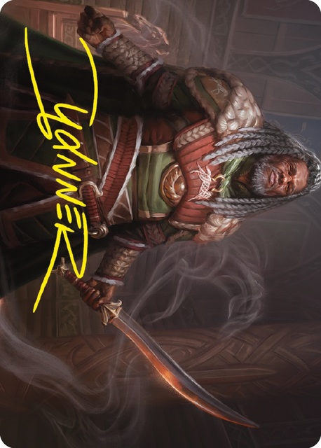 Theoden, King of Rohan Art Card - Gold-Stamped Signature