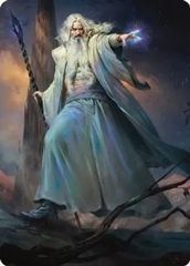 Saruman of Many Colors Art Card