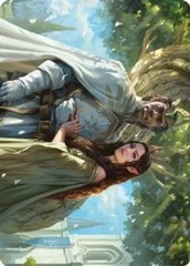 Aragorn and Arwen, Wed Art Card