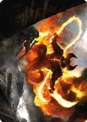 The Balrog, Flame of Udun Art Card