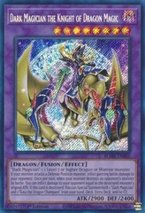 Dark Magician the Knight of Dragon Magic - BLMR-EN001 - Secret Rare - 1st Edition