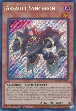 Assault Synchron - BLMR-EN003 - Secret Rare - 1st Edition