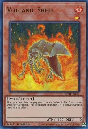 Volcanic Shell - BLMR-EN053 - Ultra Rare - 1st Edition