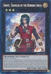 Dante, Traveler of the Burning Abyss - BLMR-EN081 - Secret Rare - 1st Edition