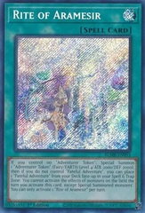 Rite of Aramesir - BLMR-EN093 - Secret Rare - 1st Edition