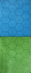 Chessex: Reversible Megamat 1'' Hex Blue-Green