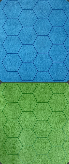 Chessex: Reversible Megamat 1 Hex Blue-Green