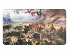 Ultra Pro - Playmat: MTG Black Stitched - Lord of the Rings Commander - Borderless Scene